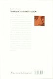 Image de Teoría de la constitución (Alianza Ensayo)