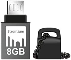Strontium Nitro SR8GBBOTG2Z 8GB USB OTG Pen Drive (BLACK)