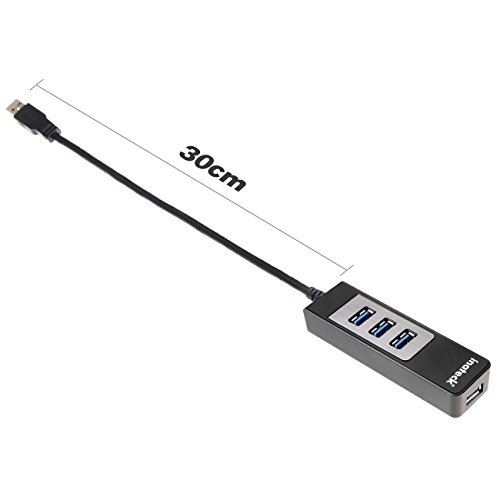 Inateck HBU3VL2-4 (4 port USB 3.0 hub ohne Netzteil, USB-Anschlüssen) Der ideale Begleiter für Laptops, Ultrabooks und Tablet-PC - 4