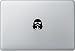 Produktbild Stormtrooper Mask Aufkleber MacBook Air Pro Sticker Decal Apple Star Wars (Schwarz)