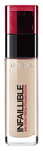 L'Oreal Paris 24 Hours Infallible Foundation - 30 ml, 125 Natural Rose