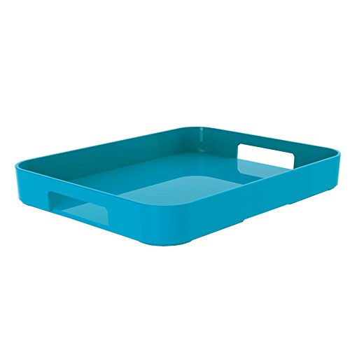 ZAK Gallery Tablett M, 43 x 29 cm, blau