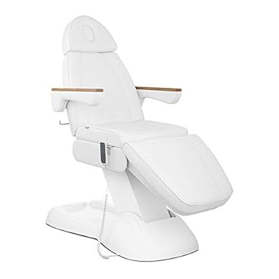 Physa Fauteuil Esthétique Cosmétique Table De Massage Lit Esthétique PHYSA SAN MARINO WHITE (Électrique, 3 Moteurs, 225 kg Max, Blanc)