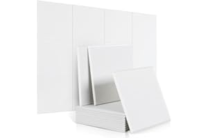 Rdutuok 12 Pièces 30 x 30 x 1cm Mousses Acoustiques à bords biseautés panneaux acoustiques Pour studio d'enregistrement, bureau, studio et décoration murale(Gris argenté)