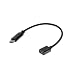 Produktbild Onite 20cm USB 3.1 Type C männlich zu Micro-USB weiblich Data Sync & Charging Adapter Kabel für Samsung Galaxy S8, A3 A5 A7(2017), LG G5/Lite/G5 SE,Google Nexus 5X,Microsoft Lumia950/950XL,Huawei P9/plus/lite,Nexus 6p,HTC 10