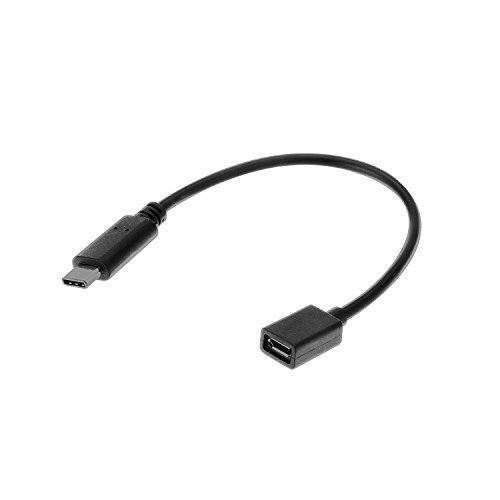 Onite 20cm USB 3.1 Type C männlich zu Micro-USB weiblich Data Sync & Charging Adapter Kabel für Samsung Galaxy S8, A3 A5 A7(2017), LG G5/Lite/G5 SE,Google Nexus 5X,Microsoft Lumia950/950XL,Huawei P9/plus/lite,Nexus 6p,HTC 10