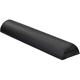 tectake Coussin Rembourre Demi CYLINDRIQUE pour Table DE Massage - diverses Couleurs au Choix - (Noir | No. 400246)