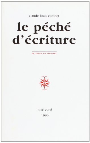 couverture de : Le P&eacute;ch&eacute; d'&eacute;criture