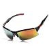 Produktbild Anyeda Sportbrille Sonnenbrille Herren PC Uv Goggles Schwarz Rot