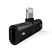 Produktbild NiceButy Adapter für Mini-Klinkenstecker 3,5 mm Audio Adapter 2 in 1 Adapter Ladegerät für Kopfhörer Audio für iPhone 7 8X (Schwarz)