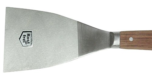 Malerspachtel Set 25 50 100 mm durchgehend vernietet Edelstahl rostfrei Spachtel Gipsspachtel Stielspachtel Schaber - 3