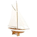 Estilo: Estilo antiguo Nave modelo yate de vela barco de madera de barco Velero Barco Modelo H: 135cm