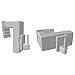 Produktbild Easy-Shadow - 10 Stück Vario Klemmträger verstellbar für Vitragestangen / Scheibengardinenstangen / Vitragen - Klemmhalter für Fensterrahmen Rahmenstärke 10 mm - 25 mm Montage ohne Bohren oder Kleben - weiß
