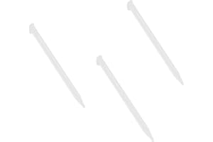 XHBTS 3 Stück Kunststoff Ersatz-Touchscreen-Stylus-Stift, Kompatibel mit Nintendo New 3DS XL, New 3DS LL (Weiß)