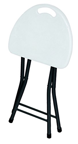 Resol Easy Stool Taburete Plegable, Blanco, 32.00x28.00x47.00 cm