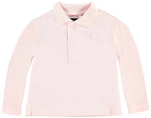 Marc O' Polo Kids Baby Girls Poloshirt 1/1 Arm Plain Polo Shirt, Pink (chalk Pink Rose 2158), 0-3 Months (Manufacturer size: 62)