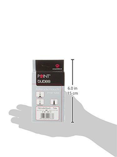 Point Fahrradschlauch ETRTO 47/57-559 – Ventil Auto (AV), schwarz, 26 x 1,75/2.125, 08120805 - 3