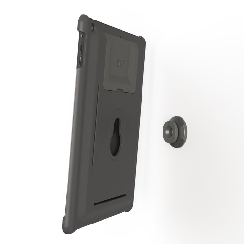 Exelium UP130G Set für iPad Air: Wandhalterung, Schutzhülle und Standfuß System, nutzbar vertikal (25°/60) und horizontal (25°/60°), grau - 4