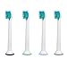 Produktbild 4 stk (1x4) E-Cron® Aufsteckbürsten, Kompatibel Ersatzbürsten für Philips Sonicare ProResults Mini. Passend an folgenden elektrischen Zahnbürsten von Philips: DiamondClean, FlexCare, Platinum, (+), HealthyWhite, 2 Series, EasyClean and PowerUp.