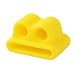 Produktbild Colorful Airpods TascheAirPods Silikon SchutzhüllenAirpod HangboxAnti-verlorenPerfekte Passform,Kratzfest für Apple Wireless AirPods Ladekoffer (Gelb)
