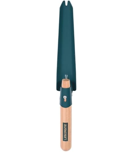 Leborgne, Houe Duopro Oval Socket Wrench, 130 cm, Wooden Handle, PEFC Certified, 100% Certified, 2-in-1 Tools: Hoe on One Side and Impact Surface on the Other, Ideal for
