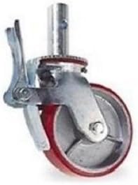 New Durable Locking Scaffolding Caster with 8 x 2 Polyurethane on Steel Wheel by Ever Roll