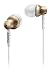 Produktbild Philips she8100gd/00 8,6 mm Treiber In-Ear-Kopfhörer, Semi-Closed Metallgehäuse und Rückseite, Bronze/weiß