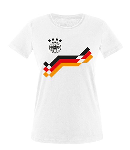 Luckja EM 2016 Deutschland Trikot Motiv 19 Damen T-Shirt