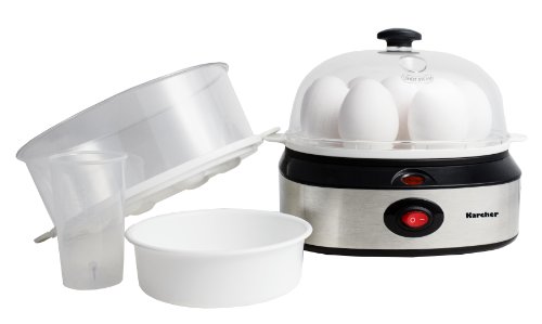 Karcher EK 212 Eierkocher mit 2 Ebenen für 1-14 Eier (inkl. Messbecher und Eierpiekser) - 5