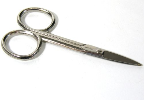 Forged Nail Scissors 3.5" with Straight Tip - Cutting Edge Length: 2.4 cm
