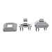 Produktbild Graue Sonnenblende Clip für VW Passat Polo Up Skoda Rapid 12 15 6R0 857 561 Y20