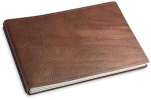 ‎X17 X17-A5+ Querformat Terminplaner/Organizer 2024-2025 | 18-Monats-Kalender | braun "kastanie", aus Leder. Nachfüllbar. Hefte: Wochenkalender Classic+2 Hefte (blanko, gepunktet), Made in Germany.