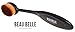 Beau Belle Contour Blending Brush - Oval Make Up Brush - Contour Brush - Oval Brush - Contouring Brush - Oval Foundation Brush - Contour Make Up Brushes - Contour Makeup Brushes Oval Makeup Brushes - Make Up Brushes - Makeup Brushes