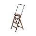 Produktbild Tritthocker-HJL Step Stool Wooden - Stepladders Faltbarer Trittleiter Multifunktions-Treppenstuhl Tragbare Leiter für Indoor Outdoor Welcome