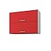 Produktbild Start Oberschrank für Küche, 2 Türen, horizontal, 80 cm, rot matt