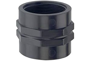 Pisces 1'' to 1'' Female Threaded Socket BSP Thread - Pond Hose Tube Fitting Connector