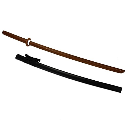 Le Shogun Bokken en chêne Rouge avec Saya de qualité supérieure avec Fourreau