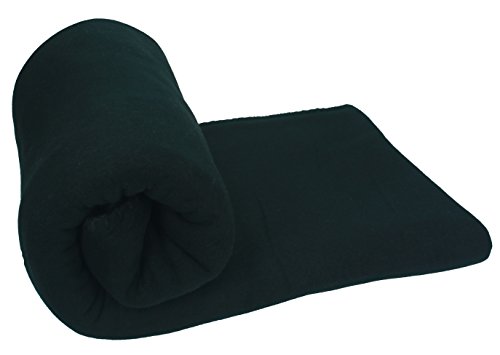 Betz Luxus Fleecedecke Kuscheldecke Farbe schwarz Größe 130x170 cm Qualität: 220 g/m²