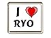 Produktbild Ich liebe Ryo Kühlschrankmagnet (Vorname/Zuname/Spitzname)