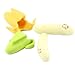 Homgaty 2X Cute Banana Fruit Style Pencil Rubber Erasers Wiper Cleaner