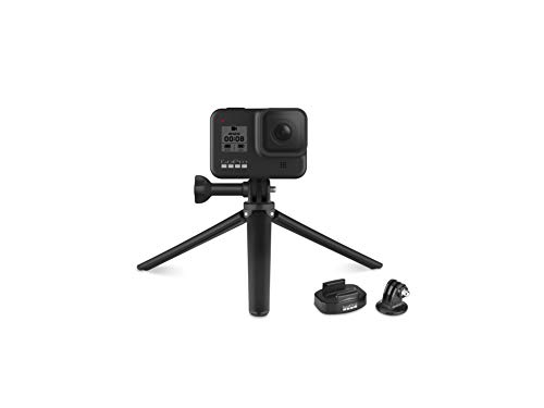 GoPro ABQRT-002 - Trípode para cámara GoPro + adaptadores para trípode estándar, Color Negro
