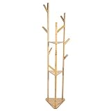 Base triangular engrosada, que es más plana y se adapta al suelo, y puede soportar de manera estable todo el perchero.