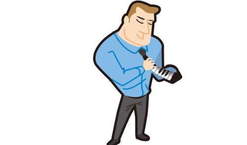 Zippy Toys Music Neck Tie Piano