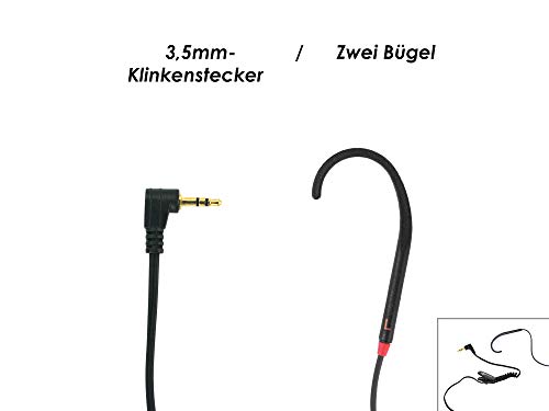Geemarc CL Hook 7 Individual Codo con una transferencia de 3,5 mm Jack conector de sonido para entretenimiento Dispositivos- UK Version