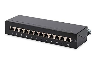 Digitus DN-91612SD-EA Baie de branchements - Baies de branchements (RJ-45, Cat 6A, Noir)