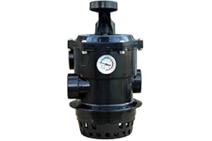 OKU OBERMAIER OKU 6-Wege-Top-Mount Ventil mit O-Ring schwarz SET für ECO und Bali Filterbehälter