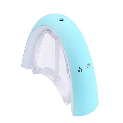 Preisvergleich Produktbild Diffusor Aromatherapie Aroma Diffuser 400ml Luftbefeuchter Ultraschall Vernebler Leise Diffuser BPA-Free Öle Diffusor mit LED Humidifier Duftlampe,Blue