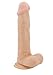 Produktbild RealRock 12 Zoll Realistische Schwanz Dildo, 56 mm Durchmesser, 300 mm einführbare Länge Hautfarbe, 1 Stück