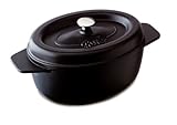 Schmoren im eigenen Saft. Die Gusseisennoppen auf der Innenseite des Deckels unterstützen die Flüssigkeitszirkulation im geschlossenen Topf und ermöglichen das Schmoren im eigenen Saft - für ein aromatisches und saftiges Kochergebnis.