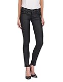 replay jeans herren anbass 5-Pocket-Style Replay Damen LUZ Back Zip Skinny Jeans, Schwarz (Black Denim 7), W29/L32